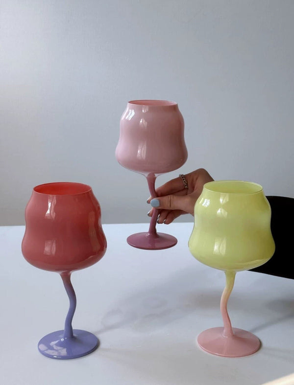 Irregular Wine Glass