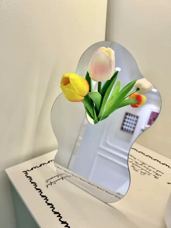 Chic Mirror flower vase