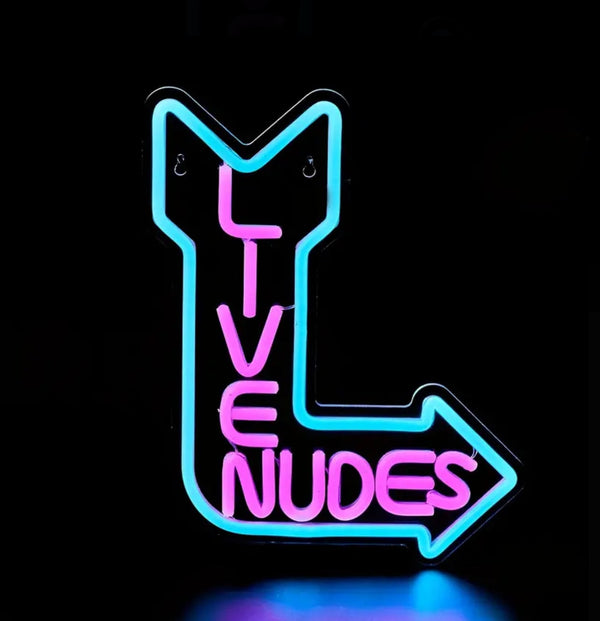 Neon 'Send Nudes' USB Party Light